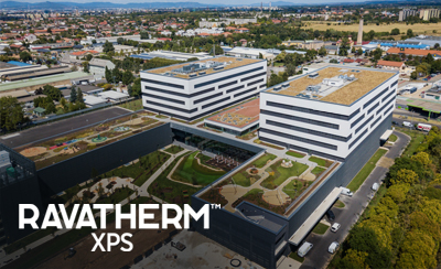 RAVATHERM XPS megoldások egy fejlesztőközpontban